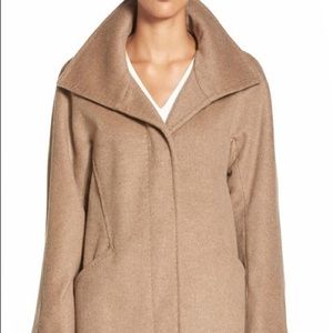 Ellen Tracy angora wool blend coat